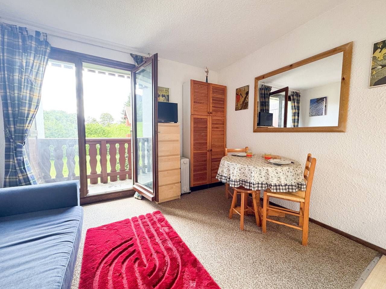 Ganzes Studio, Ski-in Apartment in Bernex mit Balkon und Parkplatz in Bernex, Thonon-les-Bains und Umgebung