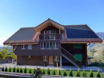 Gîte pour 4 personnes, avec balcon et vue à Krattigen