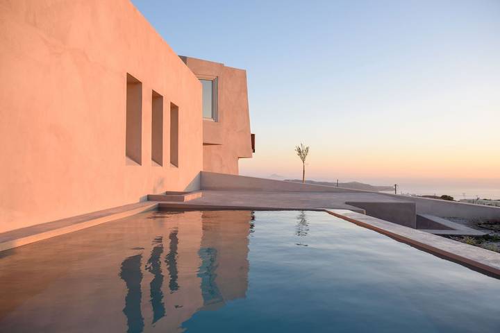 Ferienhaus für 8 Personen, mit Balkon und Whirlpool sowie Terrasse und Garten auf Santorin - 4