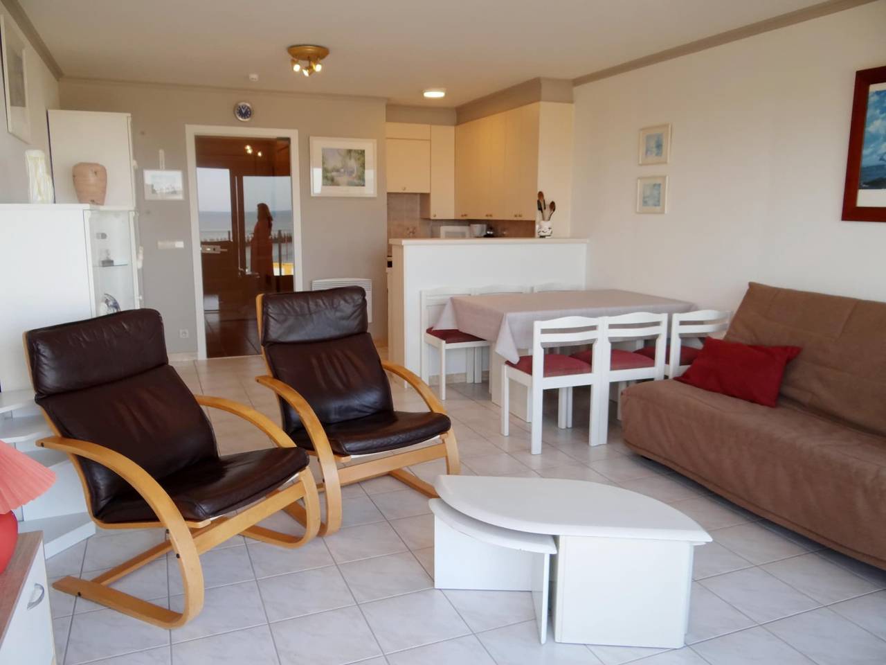 Geheel appartement, Familieappartement in Nieuwpoort in Nieuwpoort, Belgische Kust