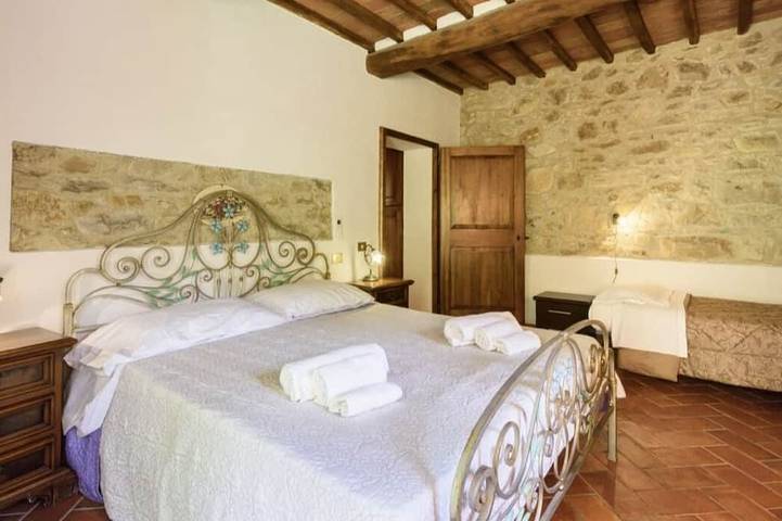 Private villa in the heart of chianti with view of siena in Castellina in Chianti, Chianti