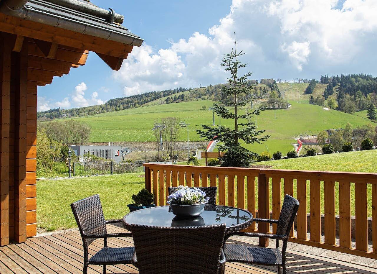 Luxus Blockhaus - Sonnenhang Lodge B in Willingen, die Mittelgebirge