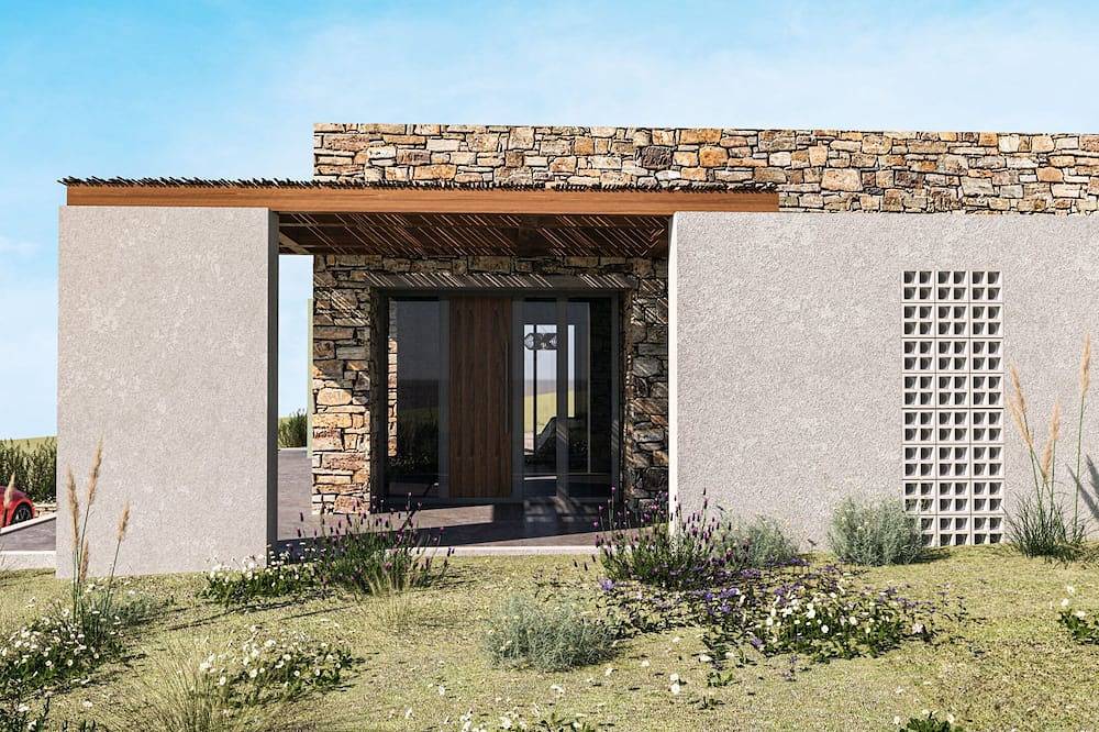 El-Lu 1 Villa mit atemberaubenden 360-Grad-Blick auf das endlose Blau des Meeres in Kamilari, Iraklio-Heraklion und Umgebung