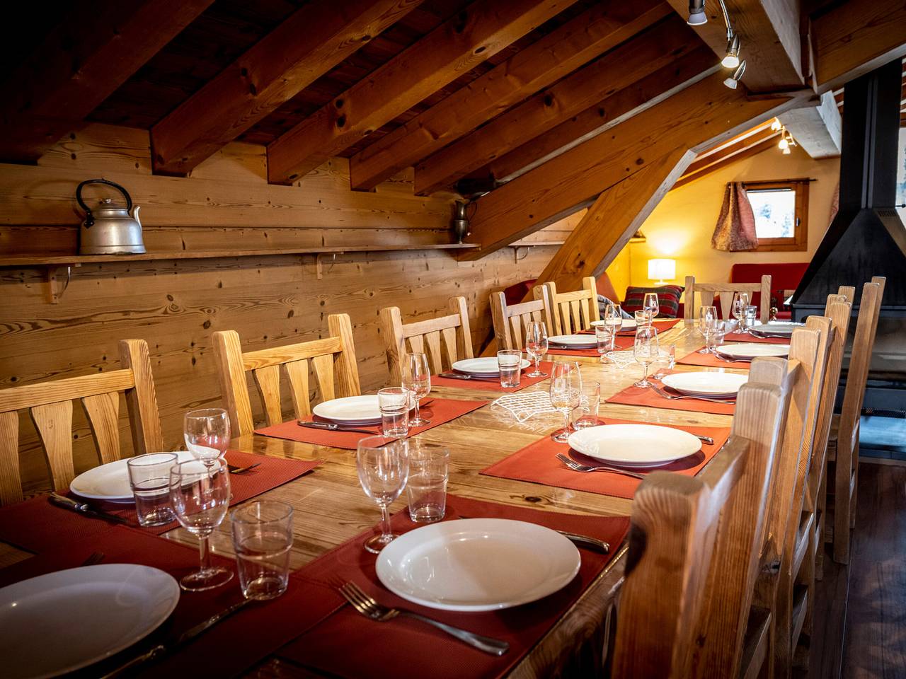 Chalet pour 11 pers. avec jacuzzi et animaux acceptés in La Plagne, La Plagne-Tarentaise