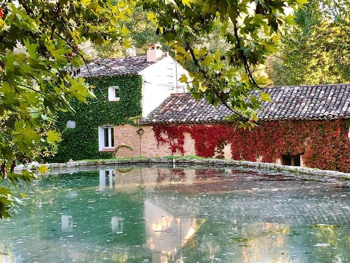 Chalet para 17 personas, con Jardín además de Piscina y Vistas en Provincia de Cuenca