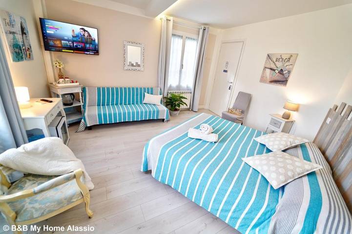 Chambre d’hôte pour 3 personnes, avec jardin et vue, animaux acceptés à Alassio - 4