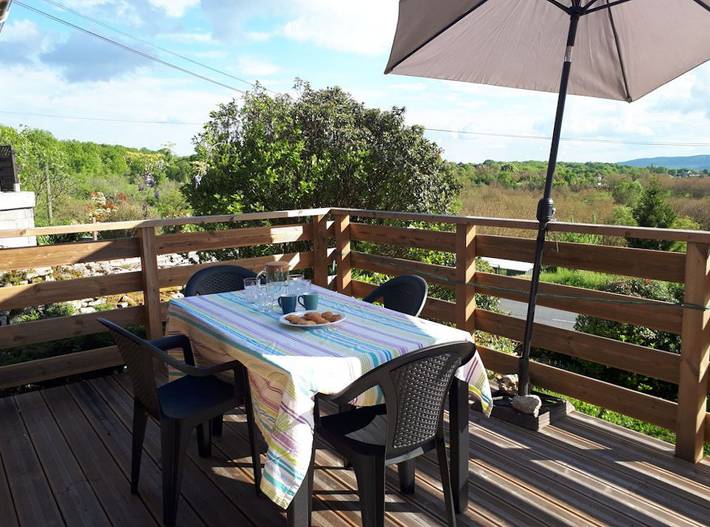 Gîte pour 4 personnes, avec jardin