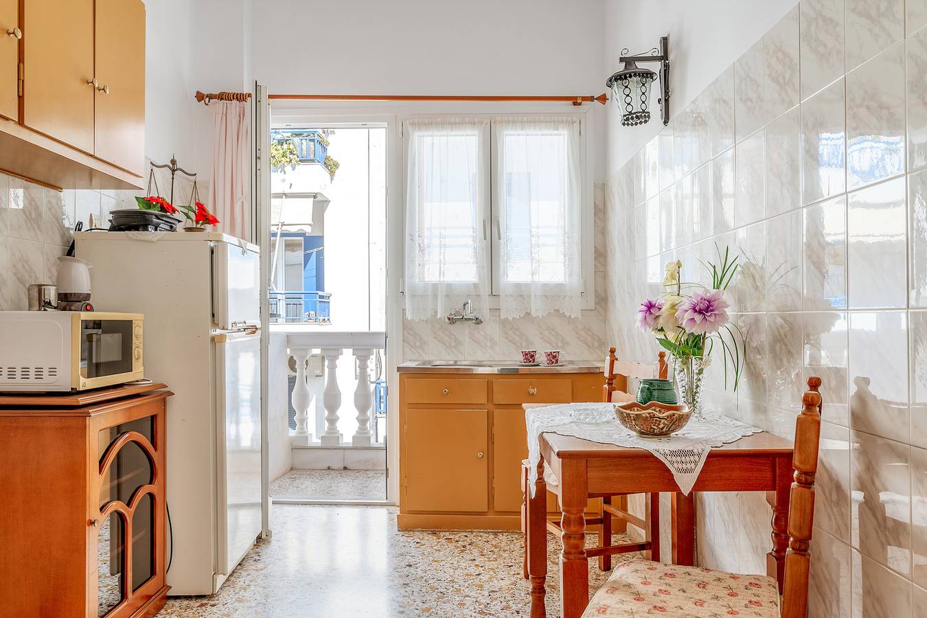 Ganze Wohnung, Ferienwohnung 'Kleris 3 Tinos' mit Meerblick, Wlan und Klimaanlage in Tínos