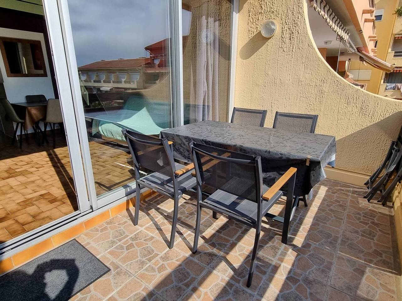 Appartement entier, Appartement T3 avec Mezzanine, 6 couchages, piscine, parking, animaux acceptés - Argelès-sur-Mer in Côte Vermeille, Argelès-sur-Mer