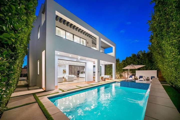 Villa pour 8 personnes, avec piscine ainsi que jacuzzi et jardin à Los Angeles
