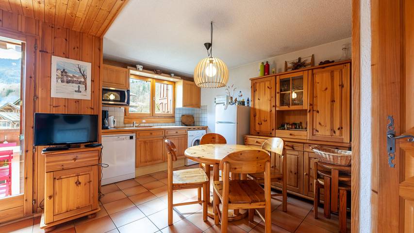 Gîte pour 6 personnes, avec Balcon dans Station de Morillon