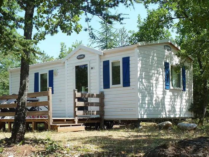 Flower Camping Jas du Moine - Mobilhome 4 personas - Confort, 2 habitaciones in Salignac, Forcalquier region