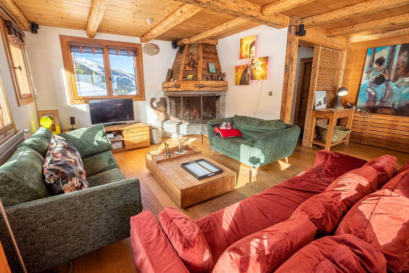 Chalet le Cairn - unique ski-in ski-out location! in Méribel-Mottaret, Les Allues