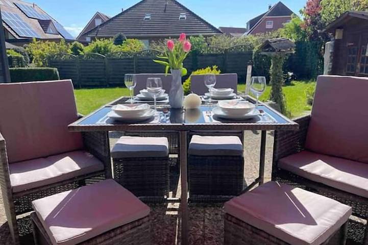 Luxus-Ferienhaus für 6 Personen, mit Sauna und Garten