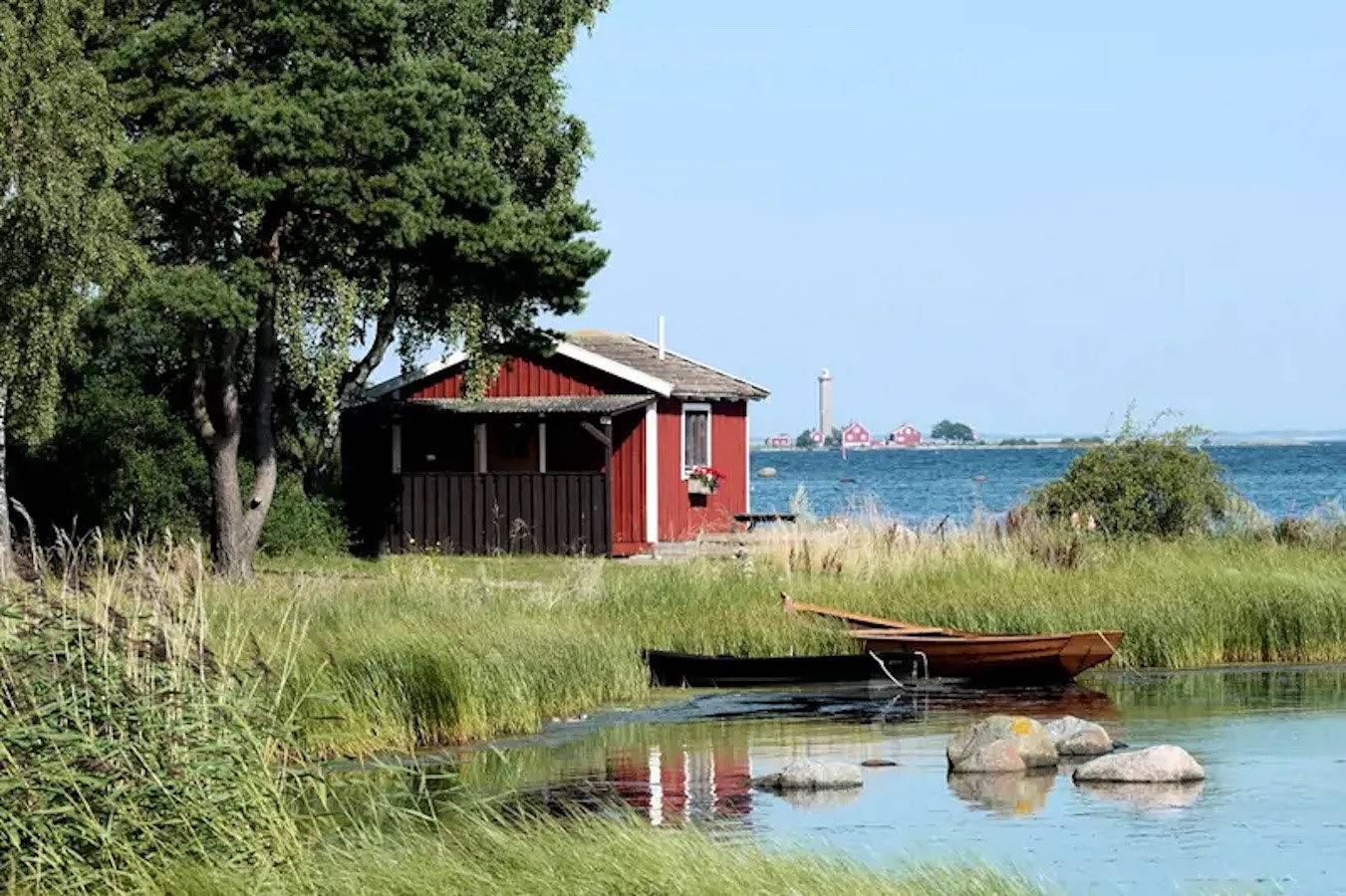 Maison de vacances pour 4 personnes avec vue sur le lac in Torsås