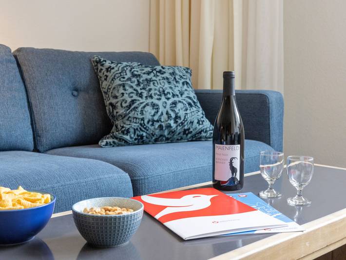 Ferienwohnung für 4 Personen, mit Ausblick und Sauna sowie Balkon in Davos - 2