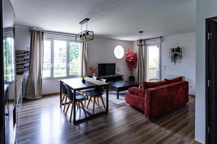 Gîte pour 4 personnes, avec balcon à Vigneux-sur-Seine - 2