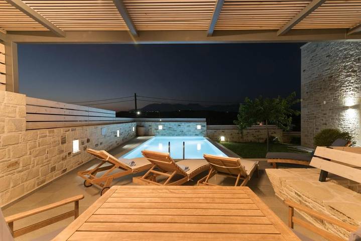 Ferienhaus für 6 Personen, mit Balkon und Terrasse sowie Garten und Pool in Pitsidia - 4