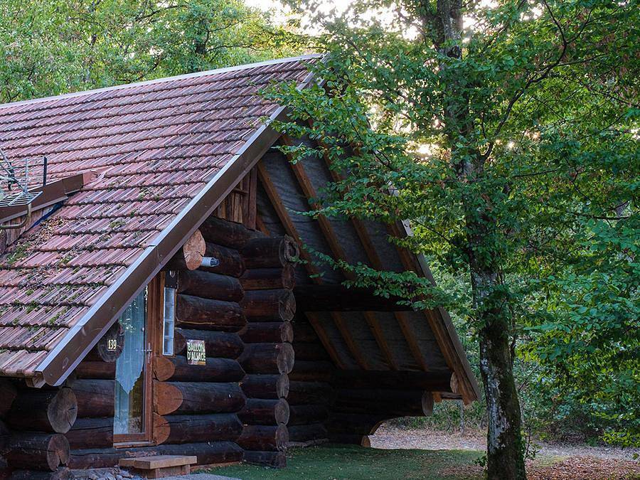 Camping Les Castors - Chalet 6 persons - Log cabin Ballon d'Alsace 6 pers in Burnhaupt-le-Haut, Thann region