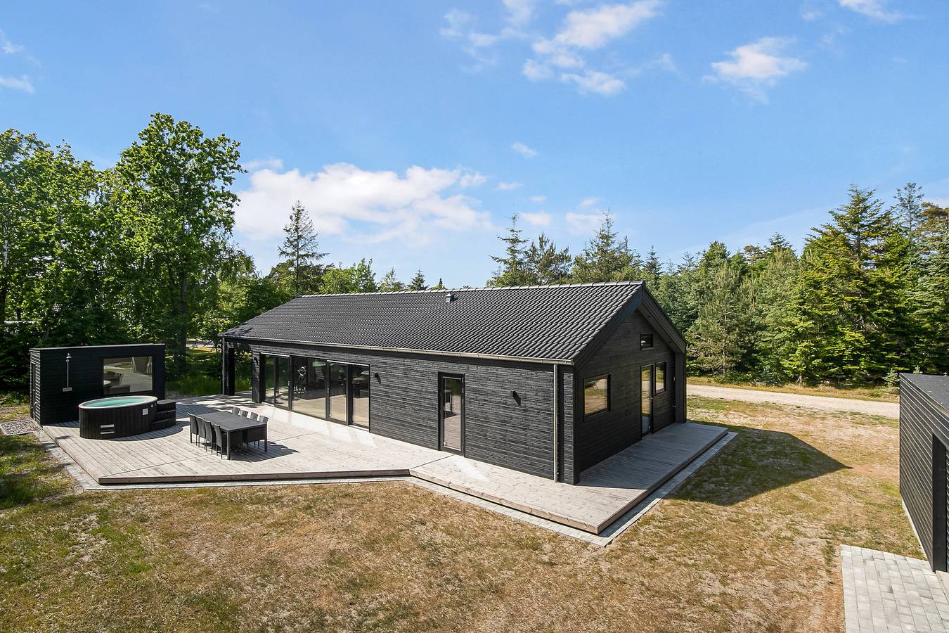 Nybygget sommerhus fuld af luksus in Hals, Limfjord Nordjütland