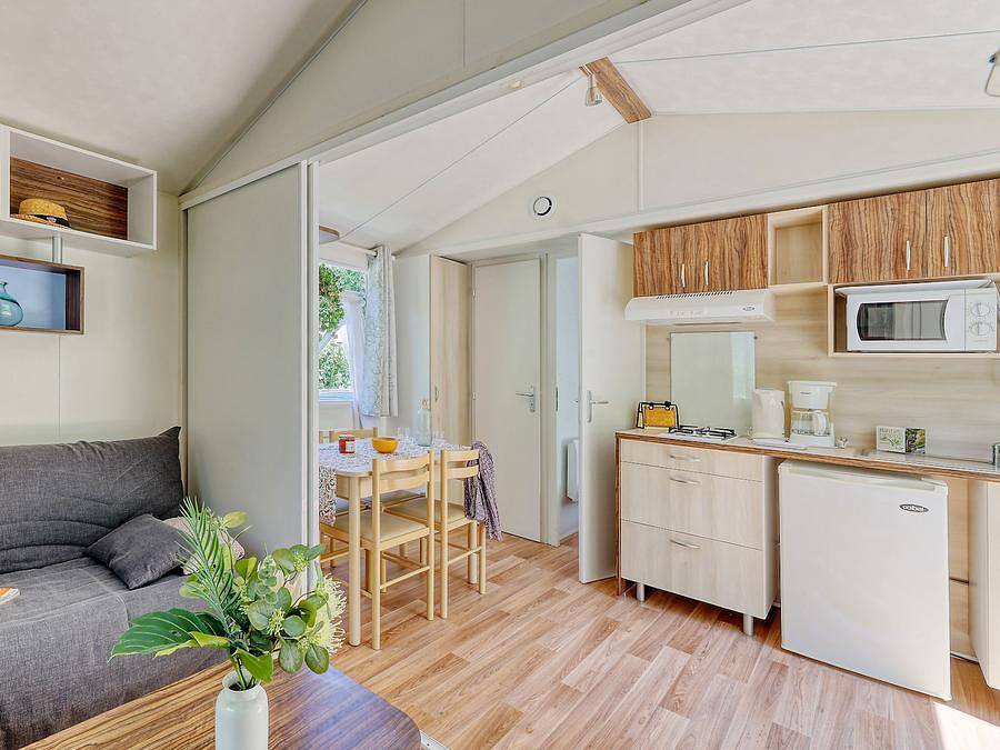 Camping Nantes Camping - Mobilheim 2 personen - Cottage Berlingot 1 Zimmer 22 m² in Nantes, Nantes und Umgebung