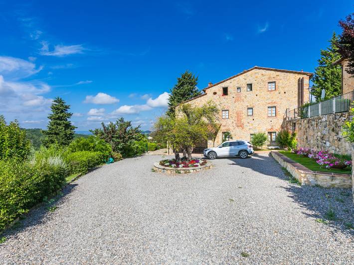 Gîte pour 4 personnes, avec terrasse ainsi que vue et jardin dans Tavarnelle - 3