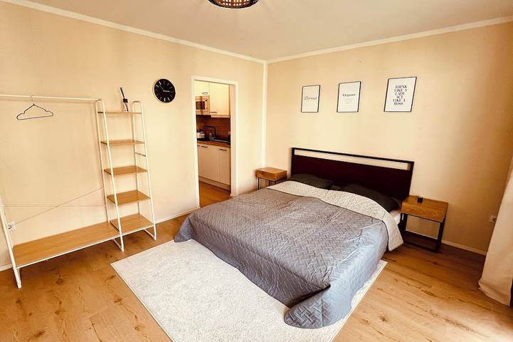 Apartamento entero, 1 Zimmer Wohnung Nahe Sanaklinikum Balkon Netflix in Offenbach del Meno, Offenbach