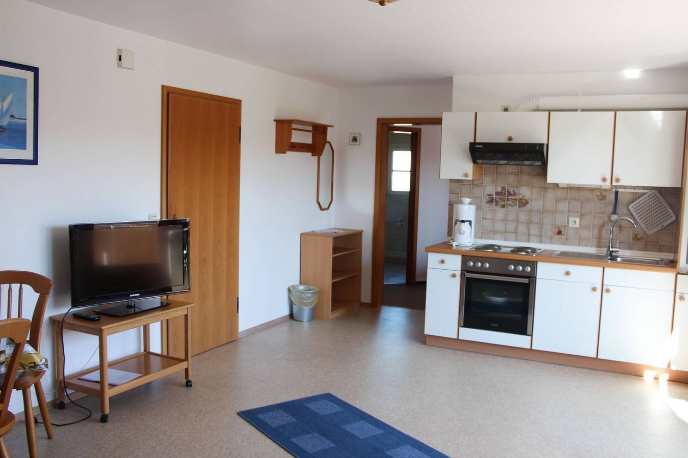 Ganze Wohnung, Ferienwohnung 2, 41m²  mit Gemeinschaftsgarten, Balkon und Wi-Fi in Nonnenhorn, Bayerisch Schwaben