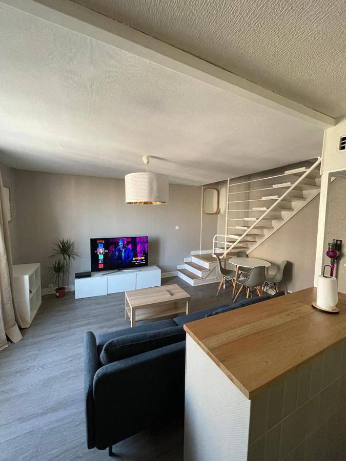 Geheel appartement, Alpes Nest -Duplex 2 Chambres 3 Lits Parking Gratuit Clim Mobile in Grenoble, Isère