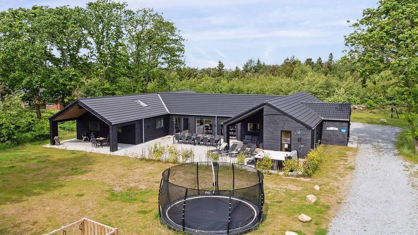 Ferienhaus für 20 Personen, mit Pool und Whirlpool sowie Sauna und Terrasse, mit Haustier in Henne Strand