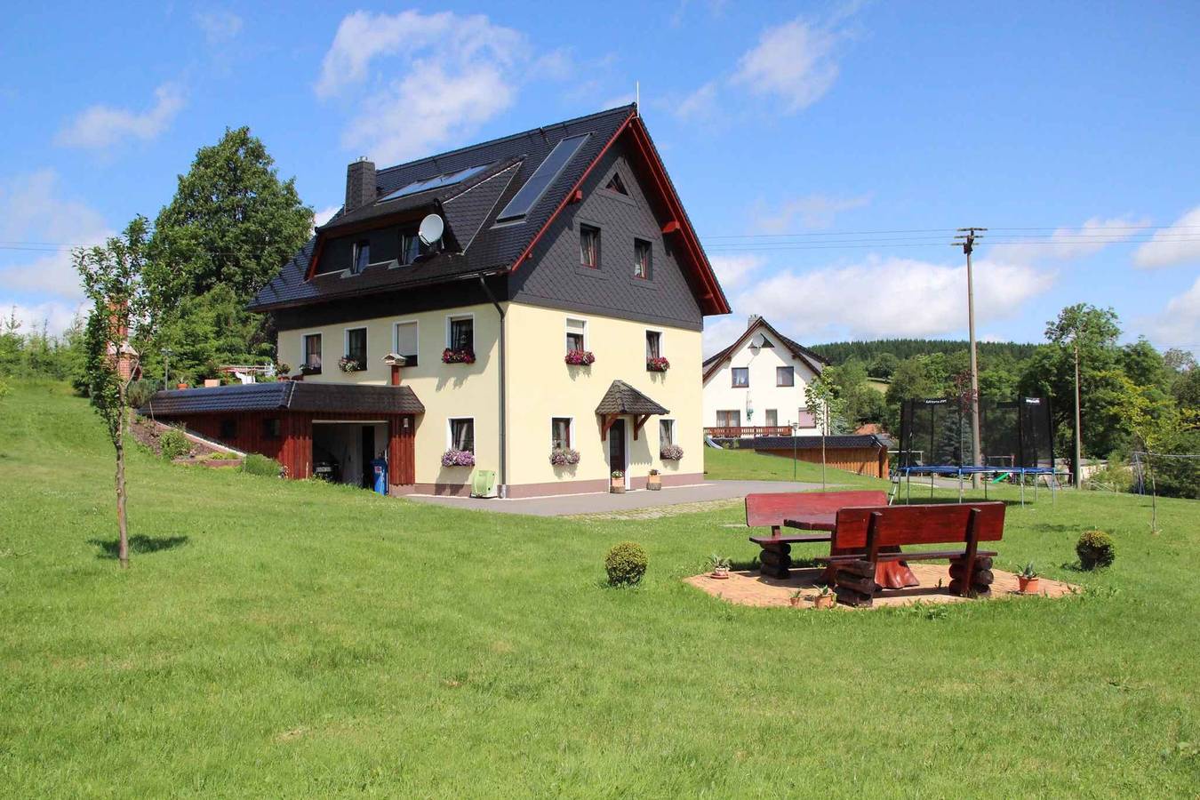 Ganze Ferienwohnung, Ferienwohnung mit Poolnutzung  in Dorfchemnitz, Chemnitz und Umgebung