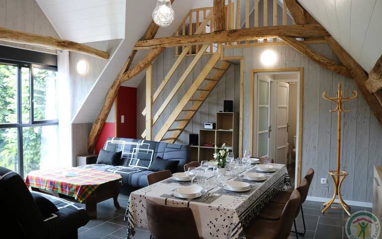Gîte pour 6 personnes, avec jardin