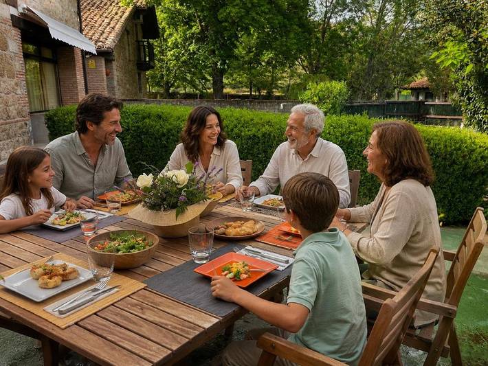 Casa rural para 8 personas, con jardín y vistas, Se admiten mascotas en La Vera - 2