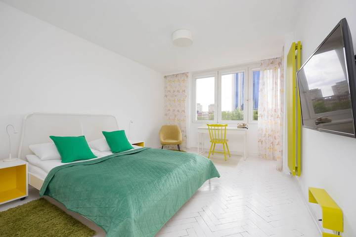 Gîte pour 5 personnes, avec Balcon et Terrasse à Varsovie - 2