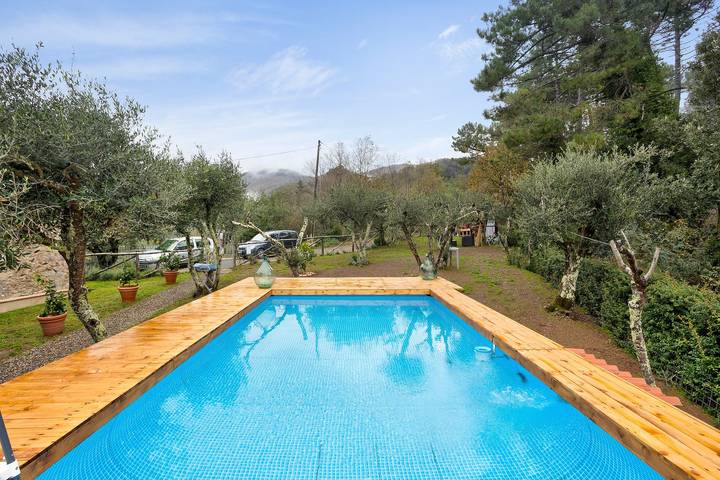 Ferienhaus 'Casa Collicello Relax' mit Bergblick, privatem Pool und Wlan in Camaiore, Italienische Riviera