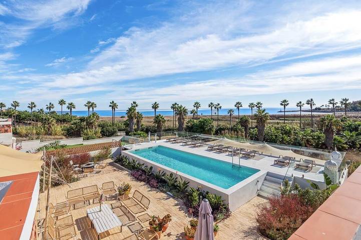 Ferienhaus für 6 Personen, mit Balkon und Garten sowie Pool