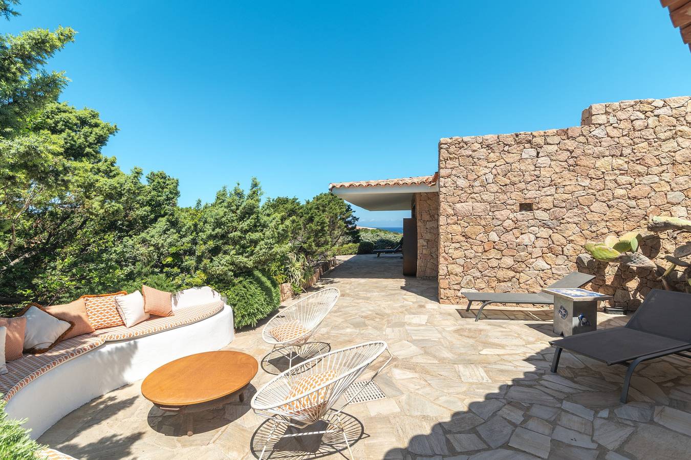 Villa „Clara“ mit Meerblick, Wlan und Klimaanlage in Portobello di Gallura, Portobello (Sardinien)