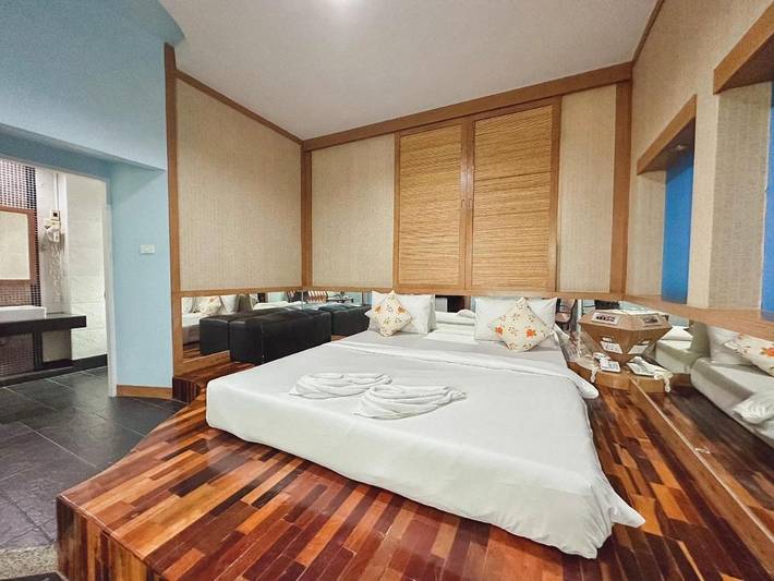 Hôtel pour 3 personnes, avec balcon et vue