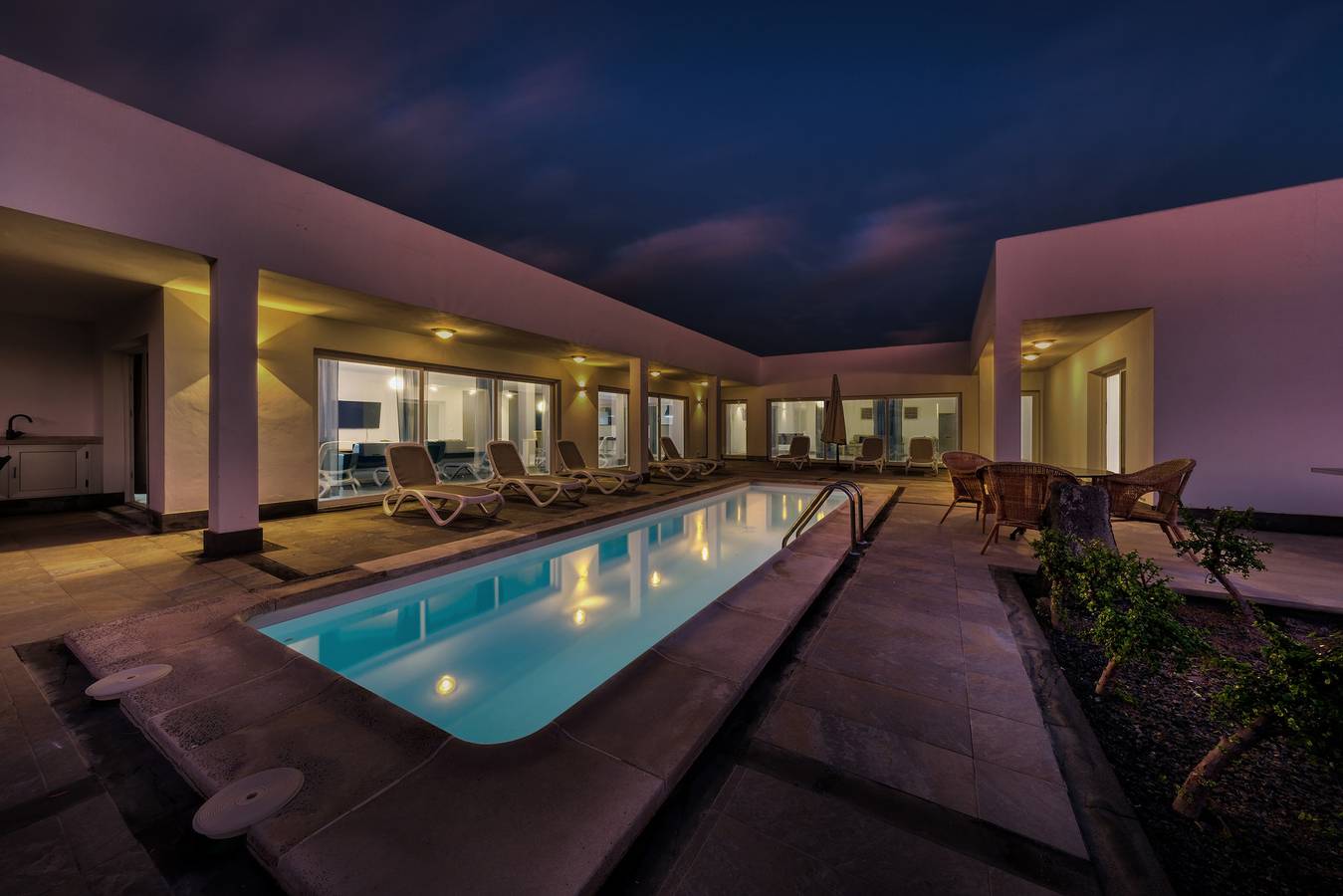 Villa- Luxury Casa Edén in Charco del Palo, Haría