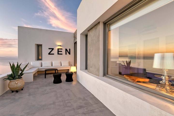 Location de vacances pour 8 personnes, avec jardin ainsi que vue sur l’océan et piscine dans Kea - 4