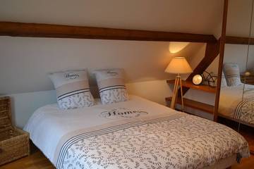 Gîte pour 2 personnes, avec jardin et balcon, animaux acceptés à Bonneville-la-Louvet