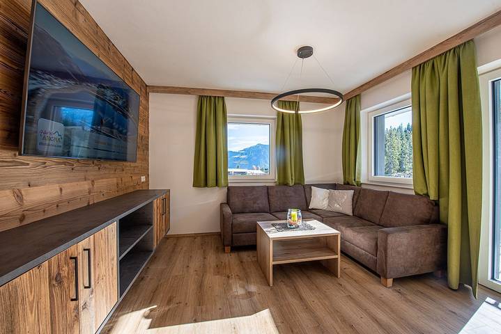Ferienwohnung für 8 Personen, mit Ausblick und Sauna sowie Balkon in Hochkrimml