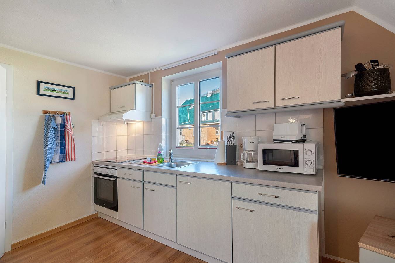 Ganze Wohnung, Apartment 'Fewo Gurde' mit Gemeinschaftsgarten und Wlan in Tilli (Perlworm), Pellworm