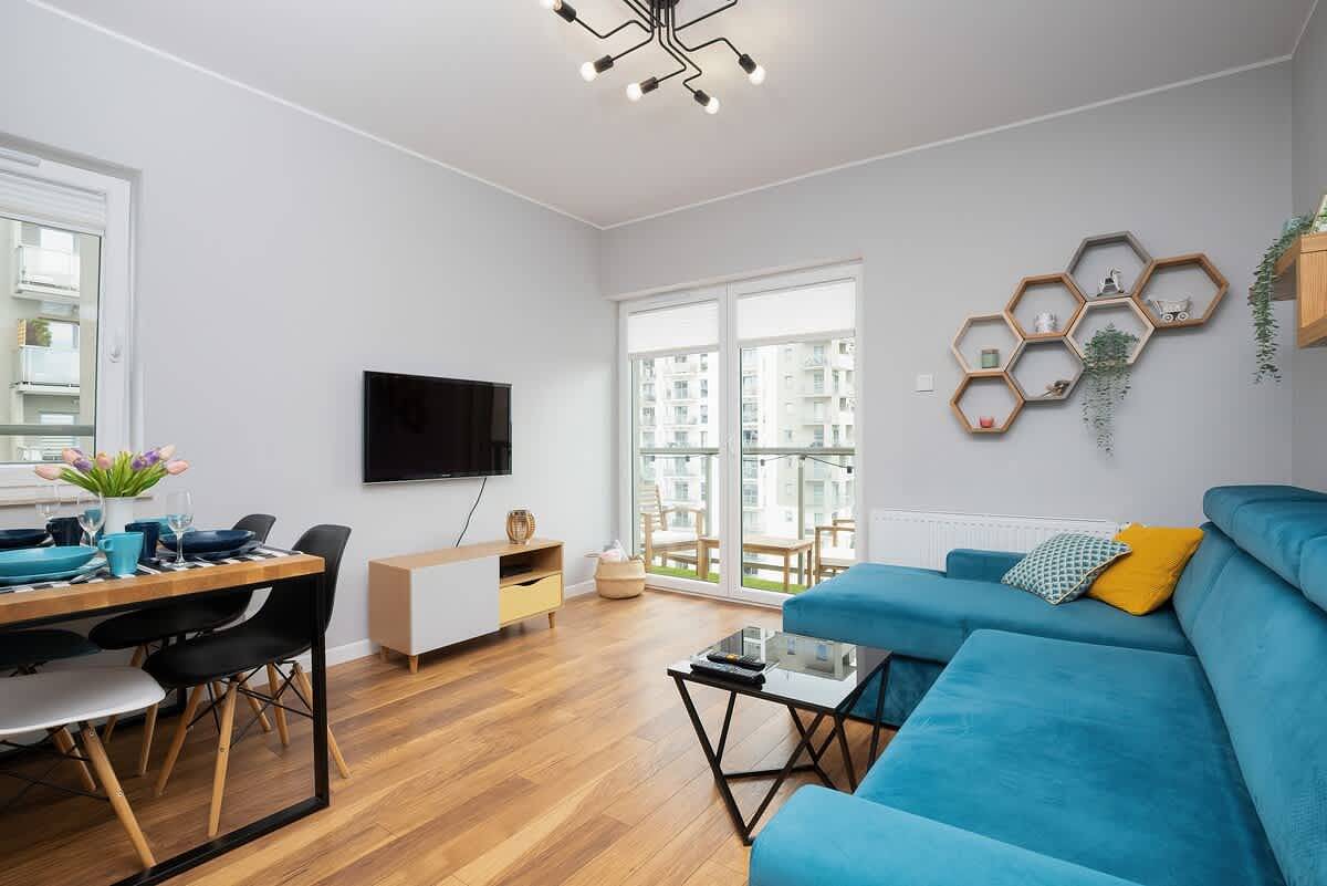 Apartament Wakacyjny dla 4 osoby w Przymorze Małe, Gdańsk
