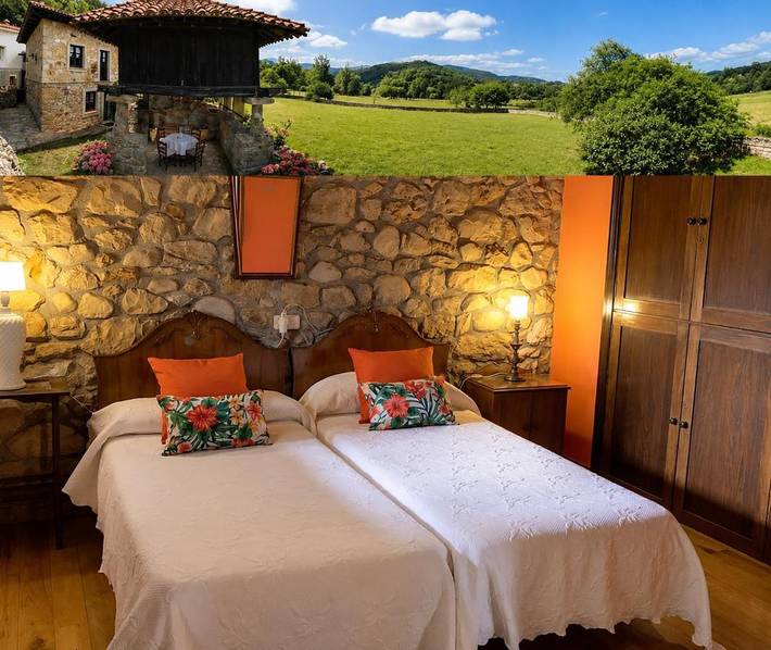 Casa rural para 6 personas, con Balcón y Terraza además de Jardín y Vistas en Soto de Cangas - 3
