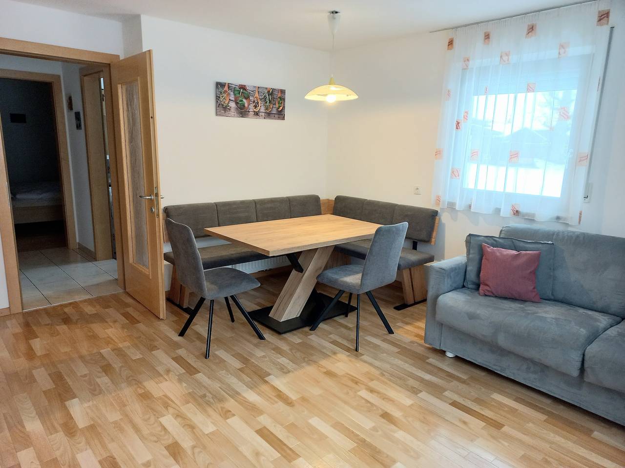 Ganze Wohnung, Ferienwohnung "Boznermüllerhof-Geranie" mit Wlan, Balkon und Blick in die Natur in Vöran, Sarntaler Alpen