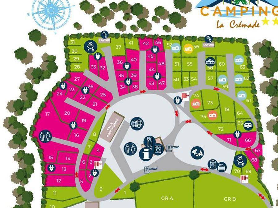 Camping La Cremade - Chalet 2 personnes - Lodge Bois sans sanitaires 16m2 in Axat, Parc naturel régional Corbières-Fenouillèdes