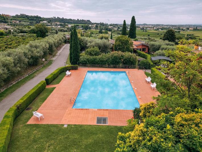 Holiday rental for 4 people, with lake view and garden in Bardolino