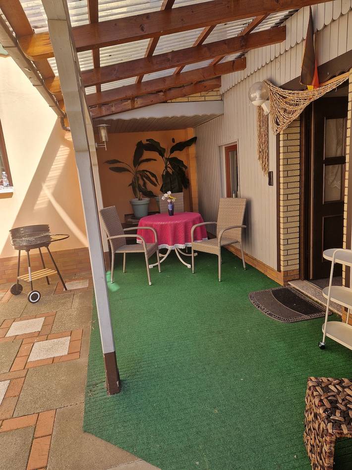 Ferienwohnung 'Goldener Harz' mit Bergblick, Gemeinschaftsterrasse und Wlan in Bad Lauterberg, Harzvorland