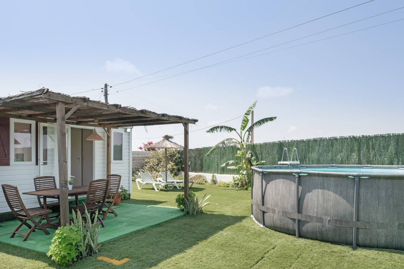 Mobilheim 'Isabella' mit privatem Pool, privater Terrasse und privatem Garten in Conil de la Frontera, Costa de la Luz